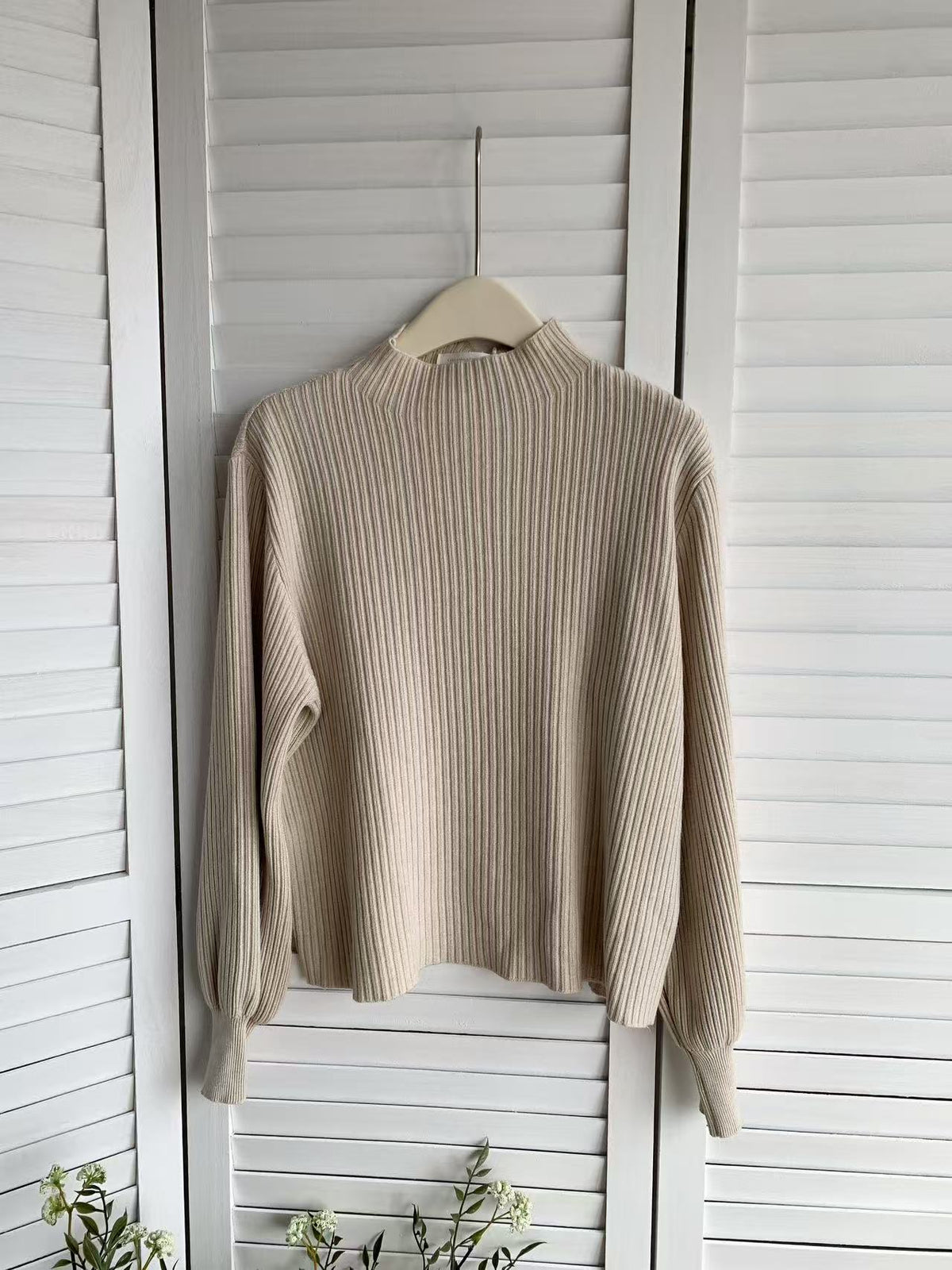 HELLO MILK TEE- 85590 燈籠袖上衣