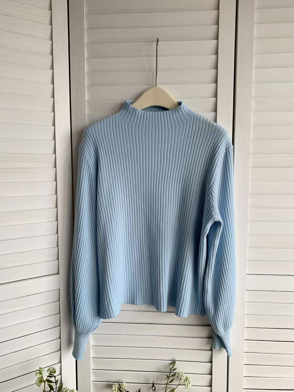 HELLO MILK TEE- 85590 燈籠袖上衣