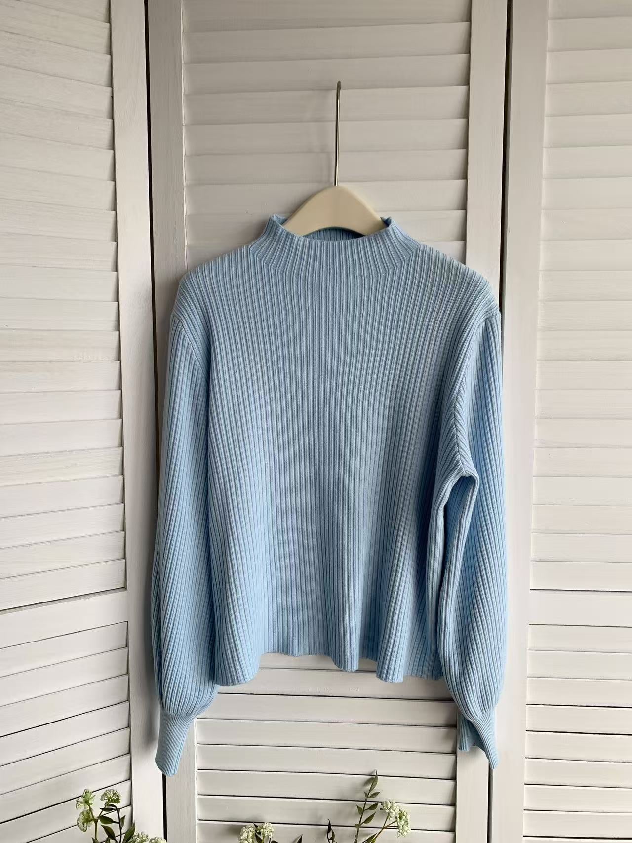 HELLO MILK TEE- 85590 燈籠袖上衣