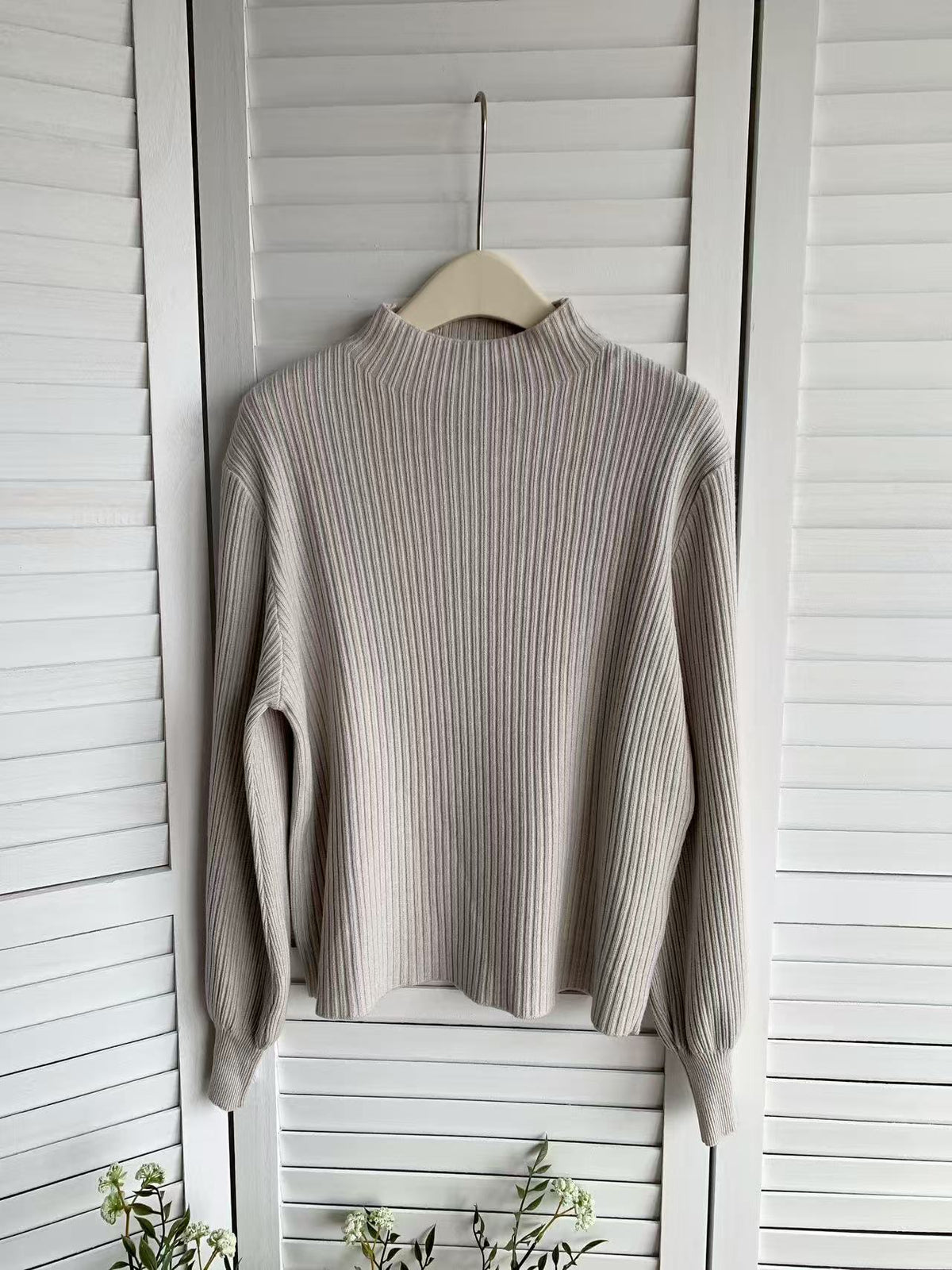 HELLO MILK TEE- 85590 燈籠袖上衣