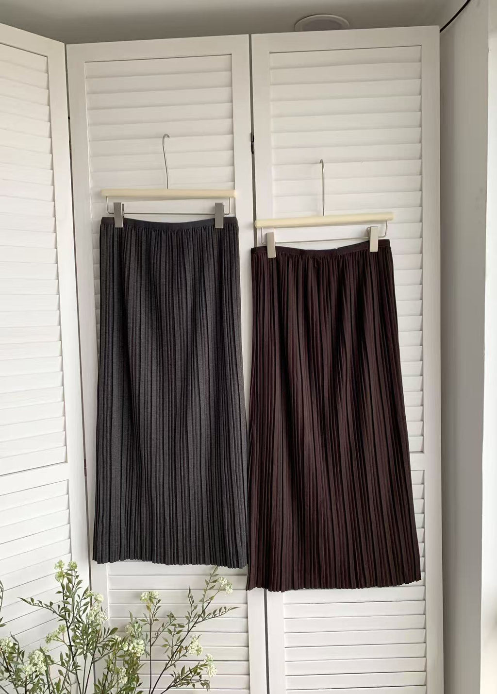 HELLO MILK TEE- 85544 磨毛半裙