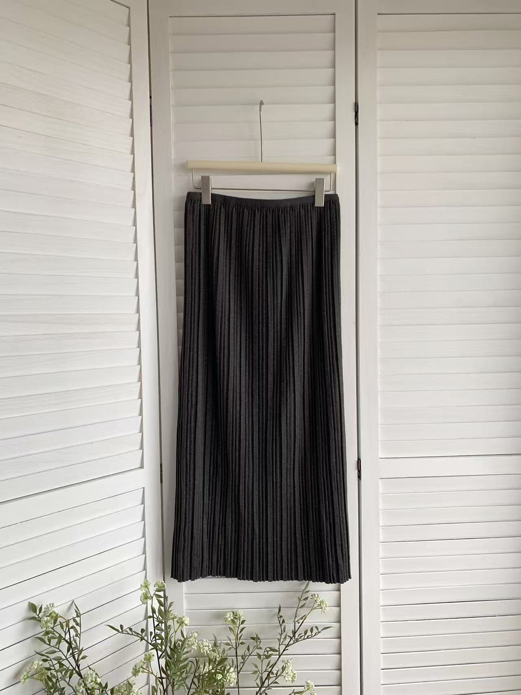 HELLO MILK TEE- 85544 磨毛半裙