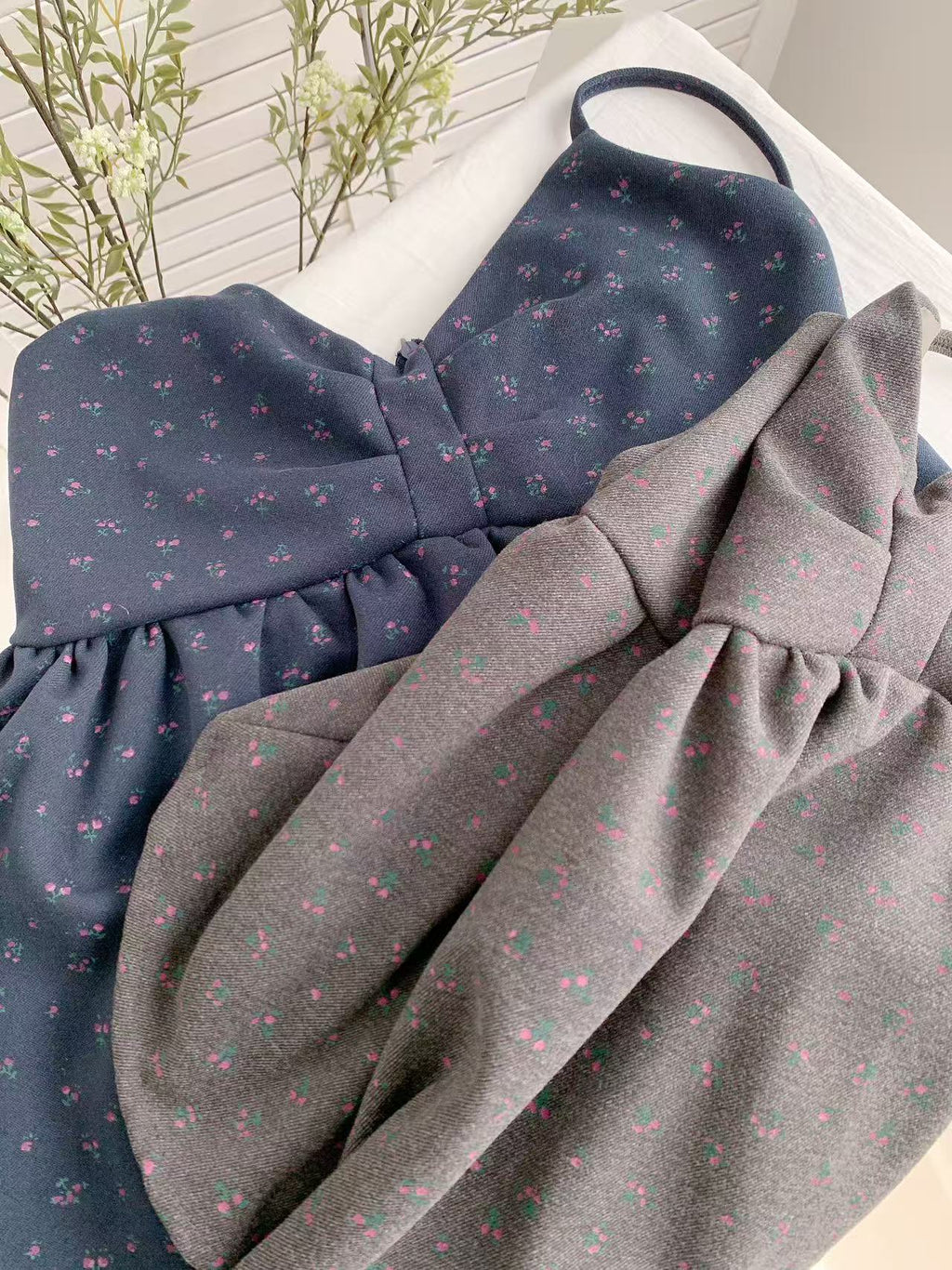 HELLO MILK TEE- 85645 呢子套裝