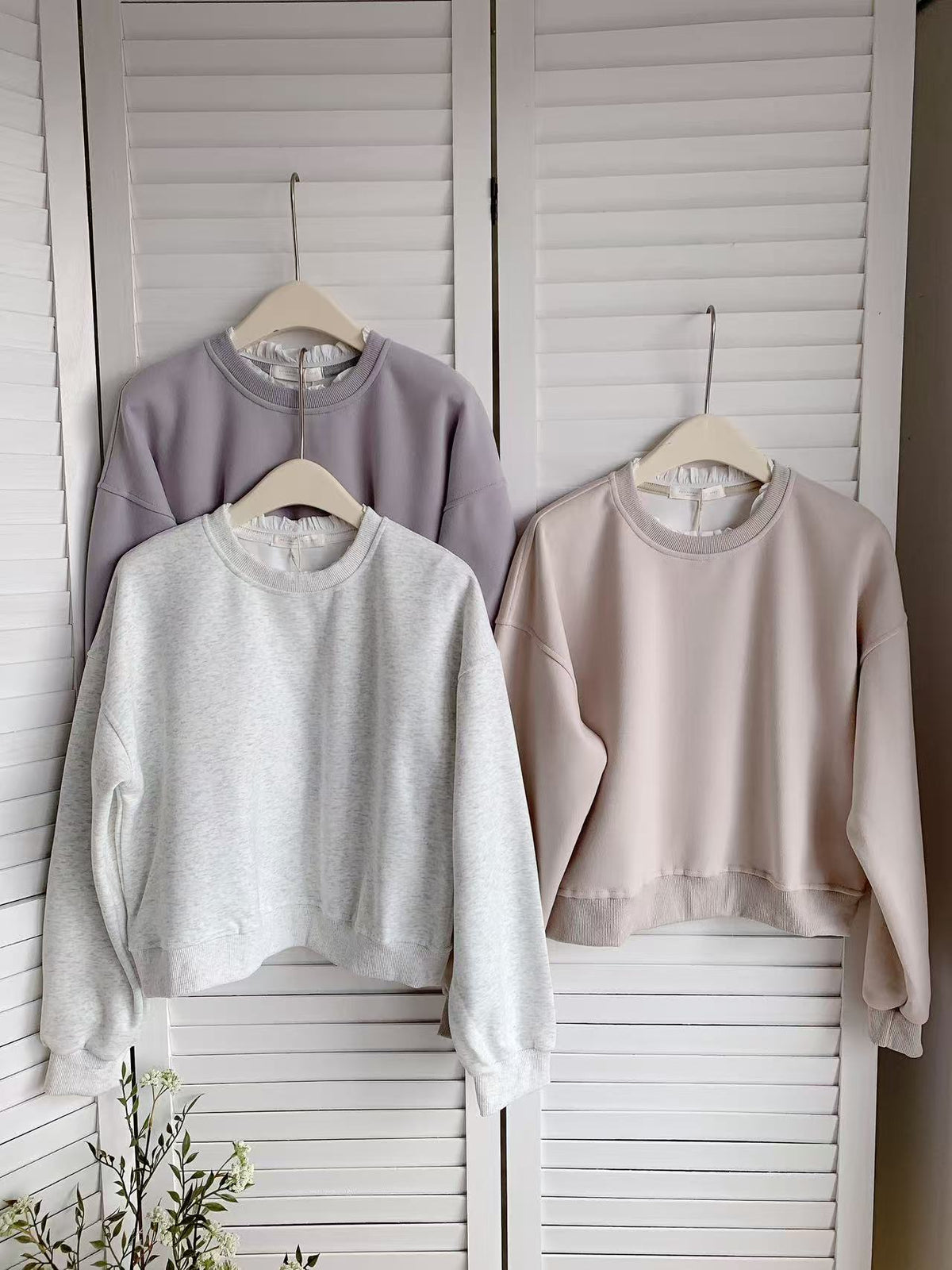 HELLO MILK TEE- 85685 圓領衛衣