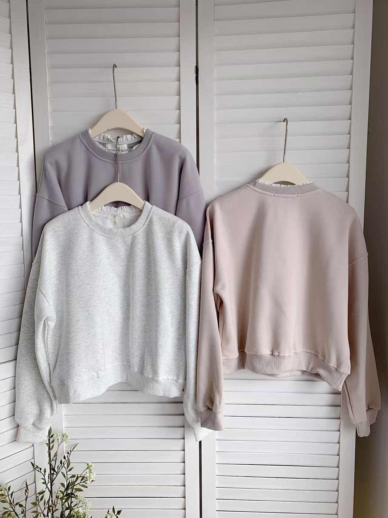 HELLO MILK TEE- 85685 圓領衛衣