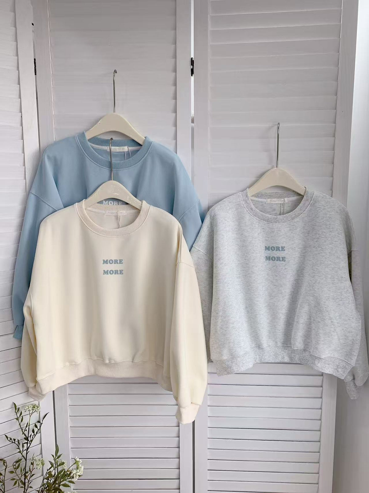 HELLO MILK TEE- 85678 圓領衛衣