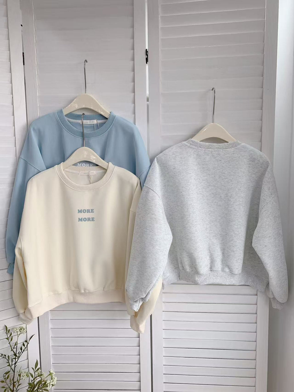 HELLO MILK TEE- 85678 圓領衛衣