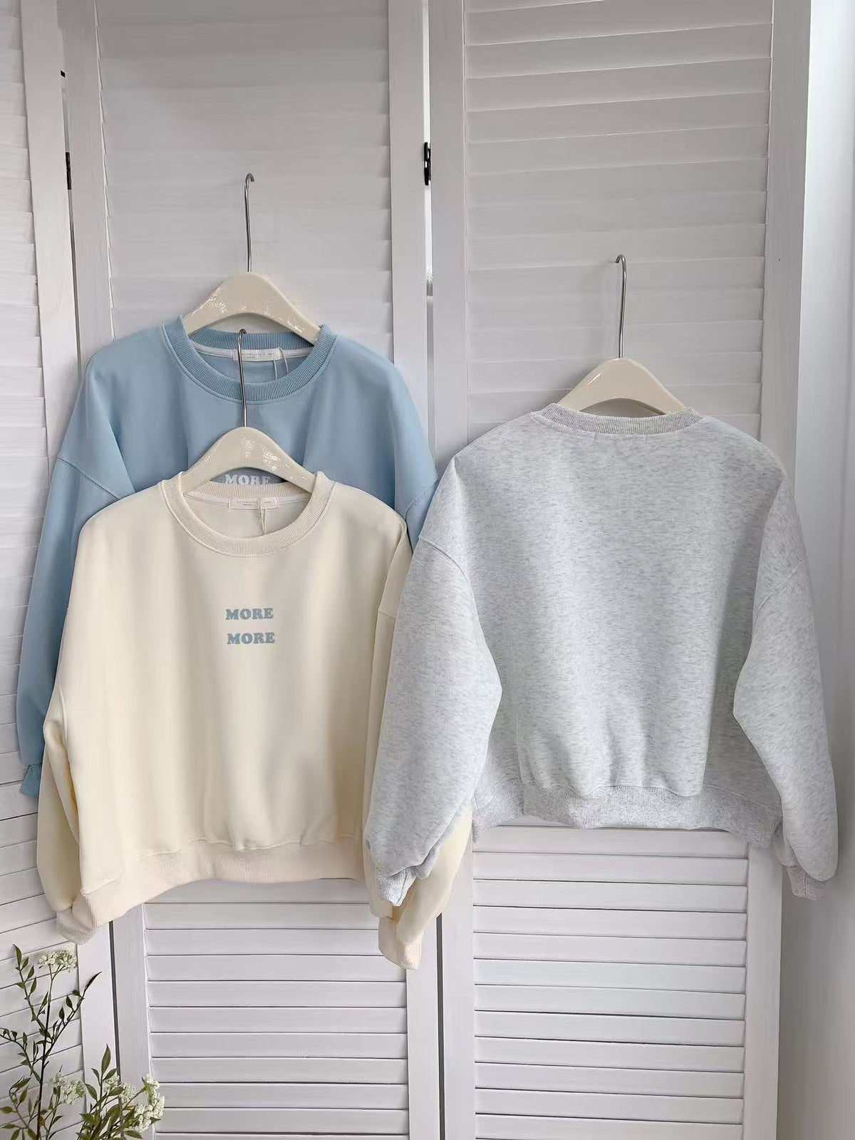 HELLO MILK TEE- 85678 圓領衛衣