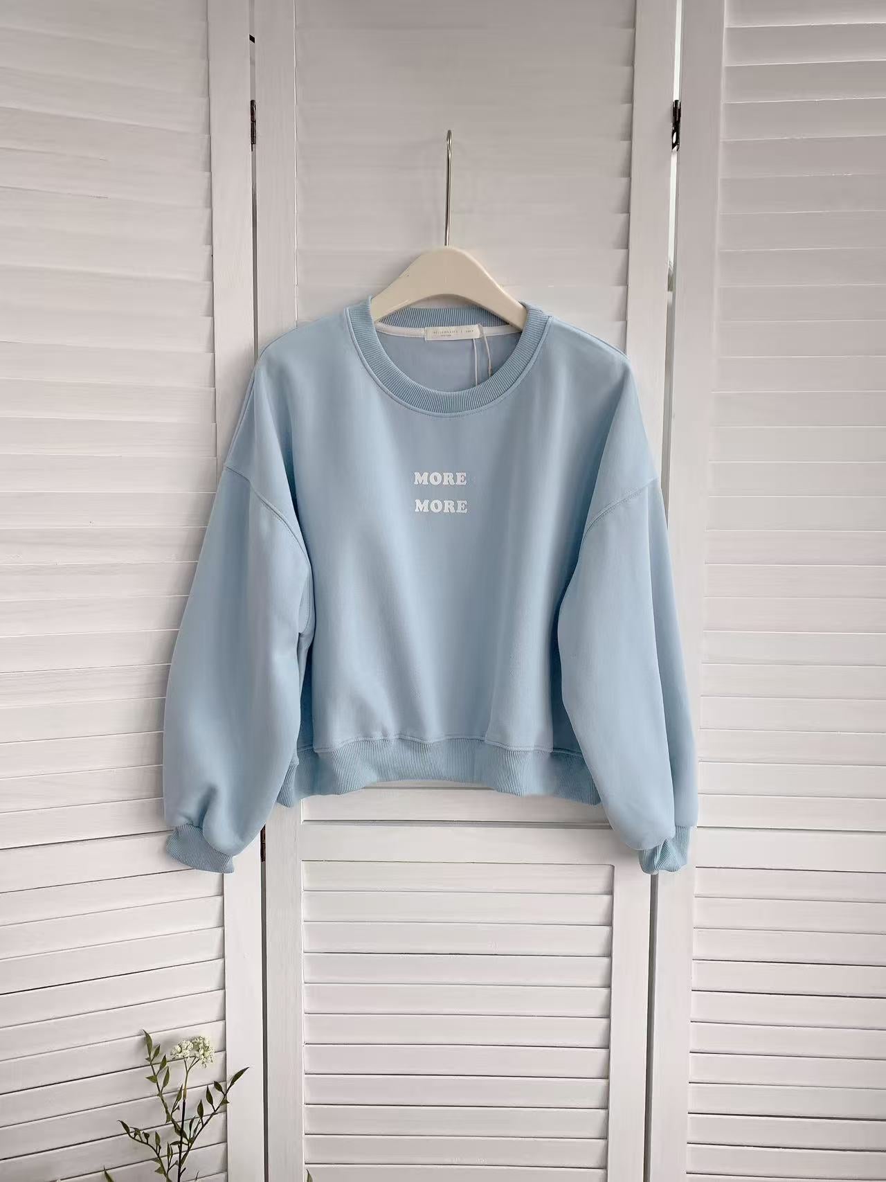 HELLO MILK TEE- 85678 圓領衛衣