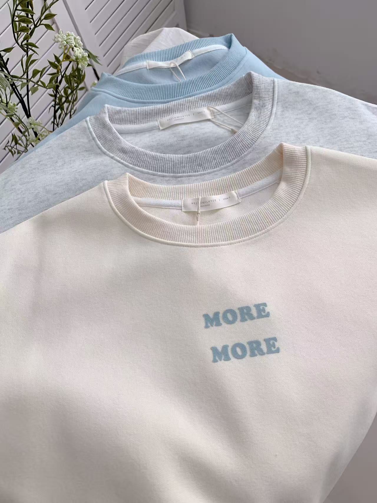 HELLO MILK TEE- 85678 圓領衛衣