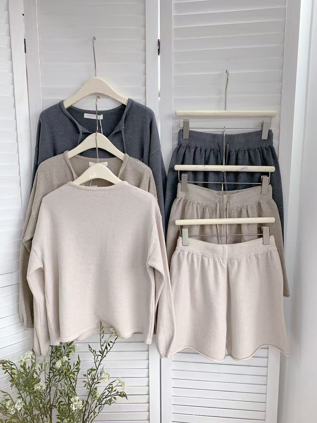 HELLO MILK TEE- 85561 休閒套裝