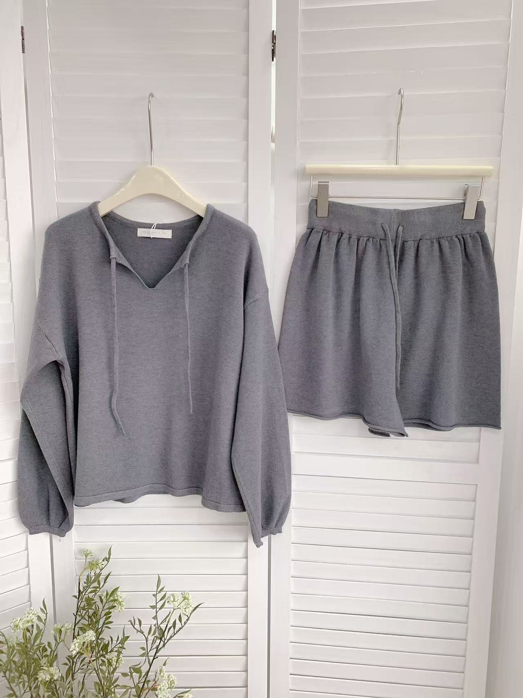 HELLO MILK TEE- 85561 休閒套裝