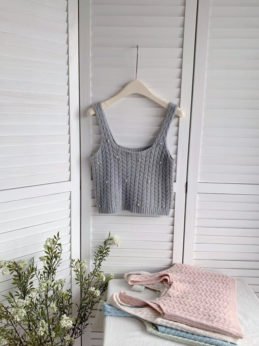 HELLO MILK TEE- 85616 無袖上衣