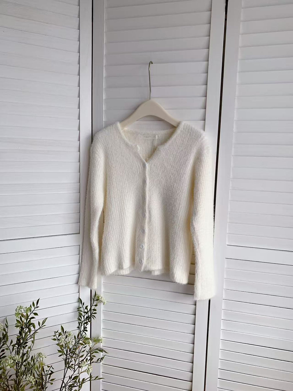 HELLO MILK TEE- 85676 坑條毛衣