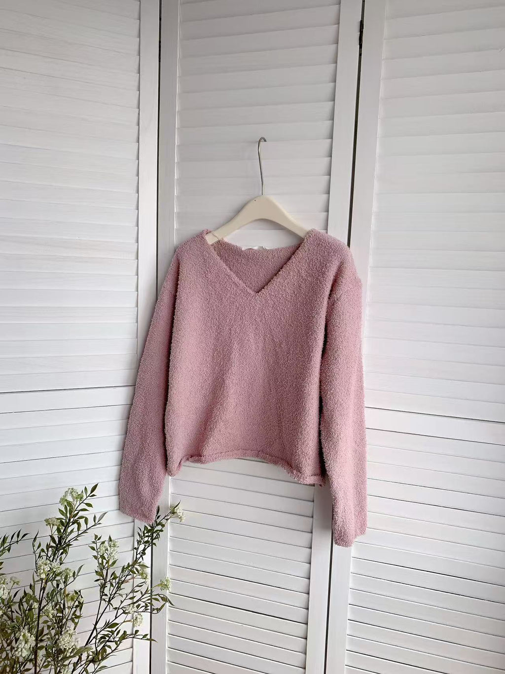 HELLO MILK TEE- 85655 毛絨上衣