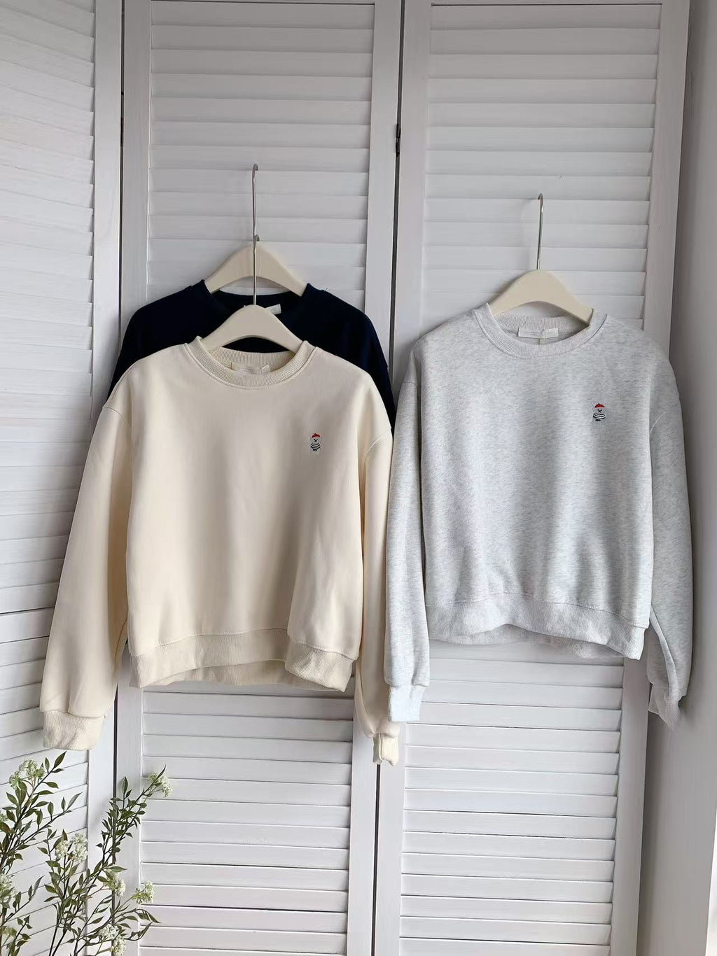 HELLO MILK TEE- 85693 短款衛衣