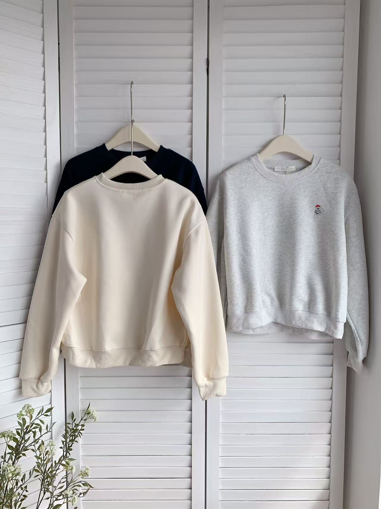 HELLO MILK TEE- 85693 短款衛衣