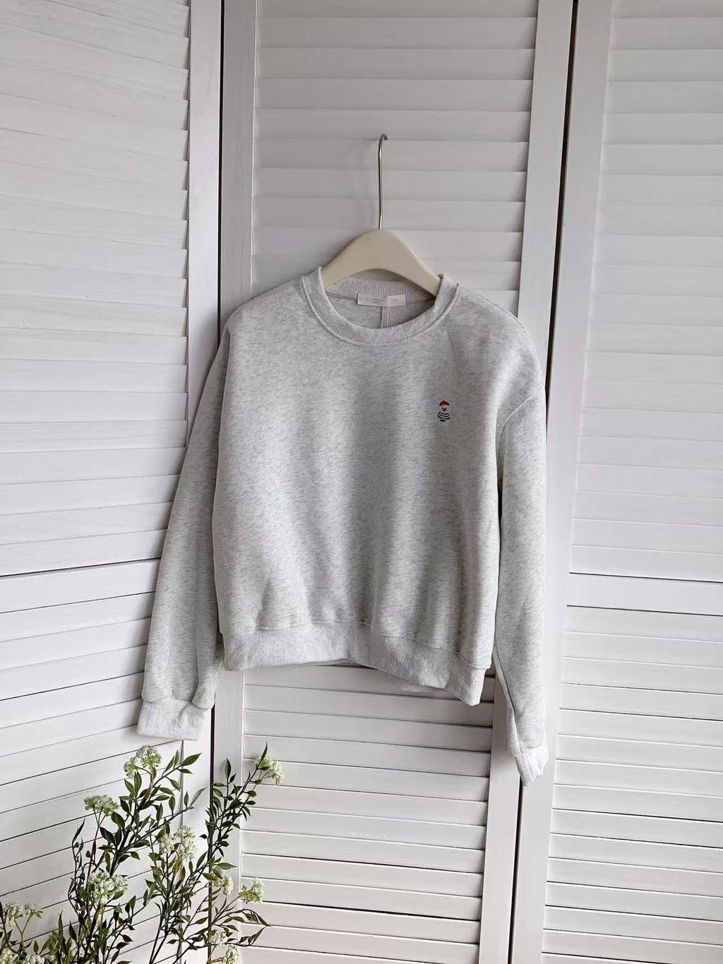 HELLO MILK TEE- 85693 短款衛衣