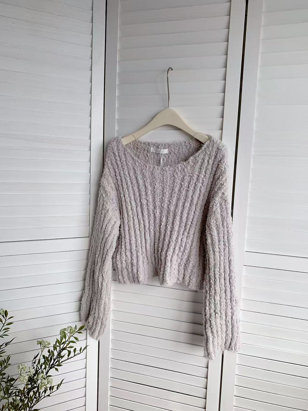 HELLO MILK TEE- 85699 圓領毛衣