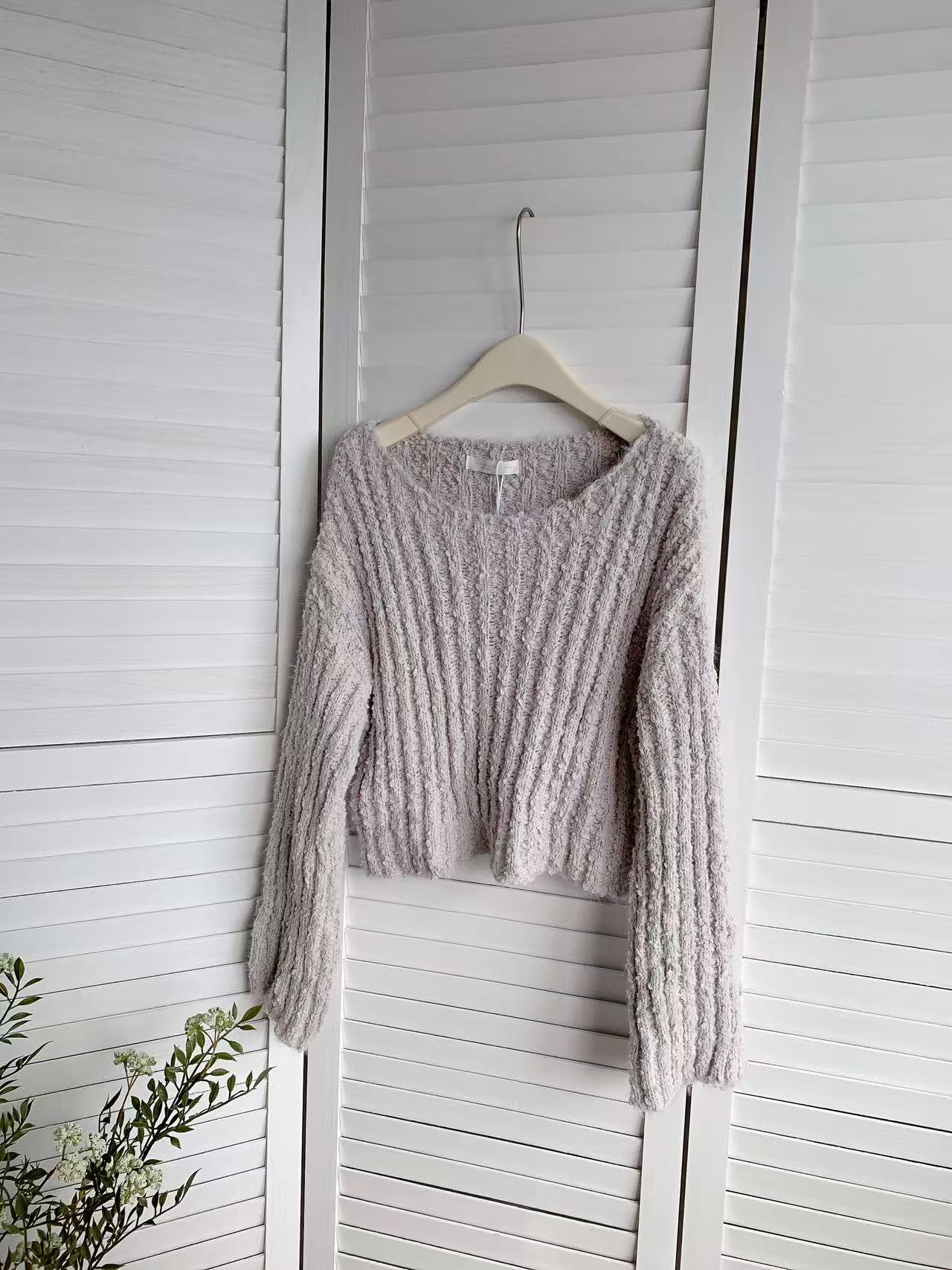 HELLO MILK TEE- 85699 圓領毛衣