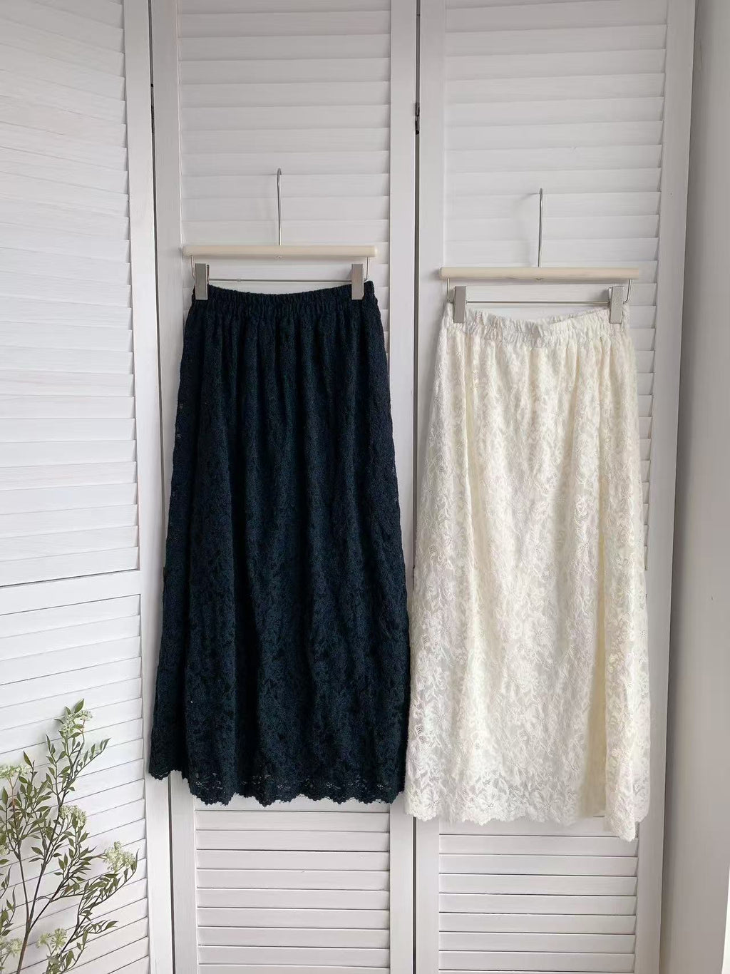 HELLO MILK TEE- 85670 蕾絲半裙