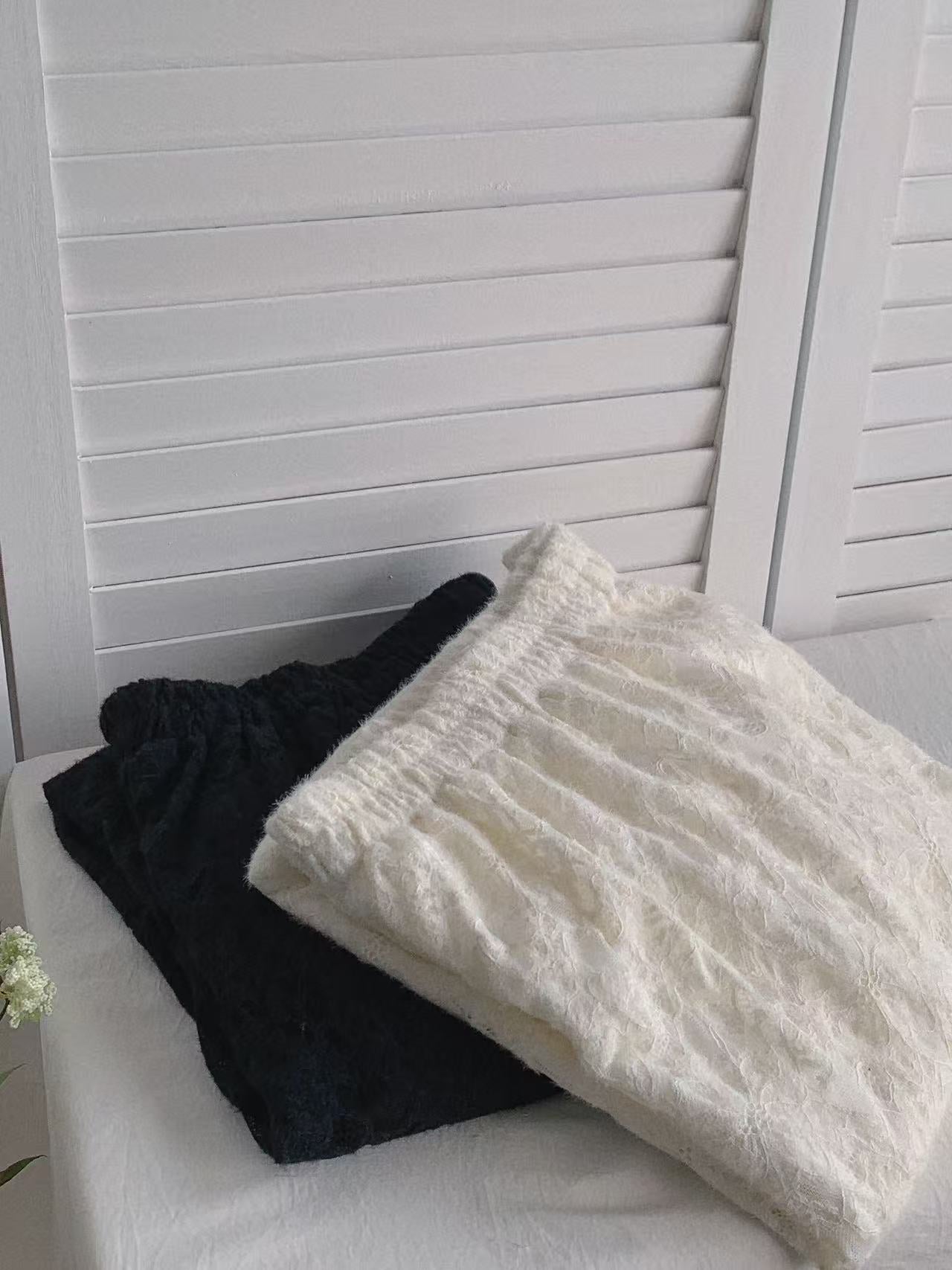 HELLO MILK TEE- 85670 蕾絲半裙