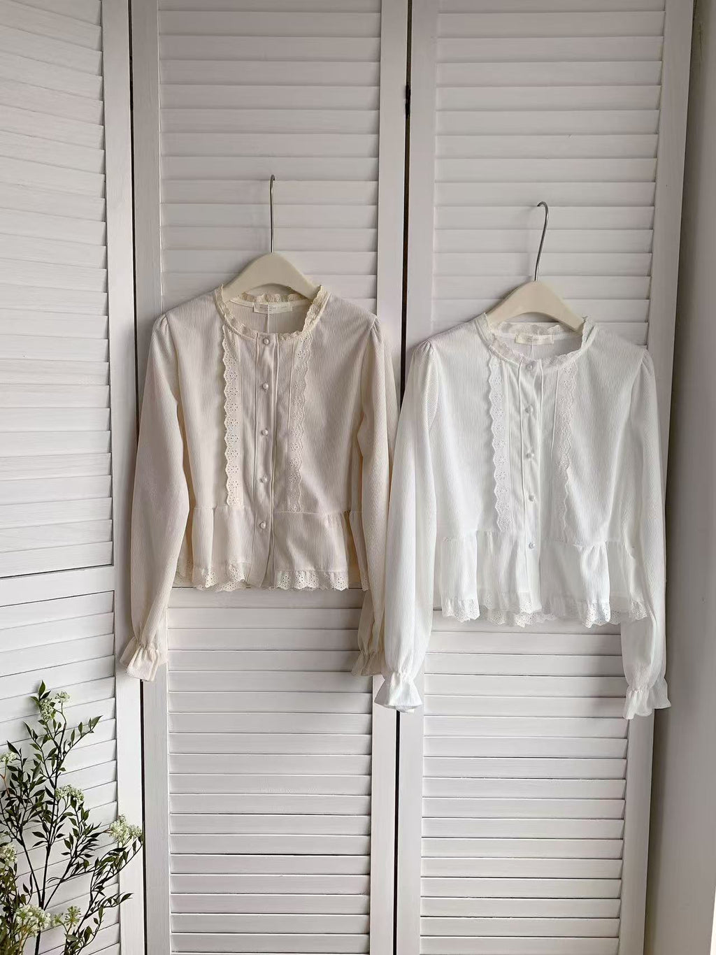 HELLO MILK TEE- 85637 法式小衫