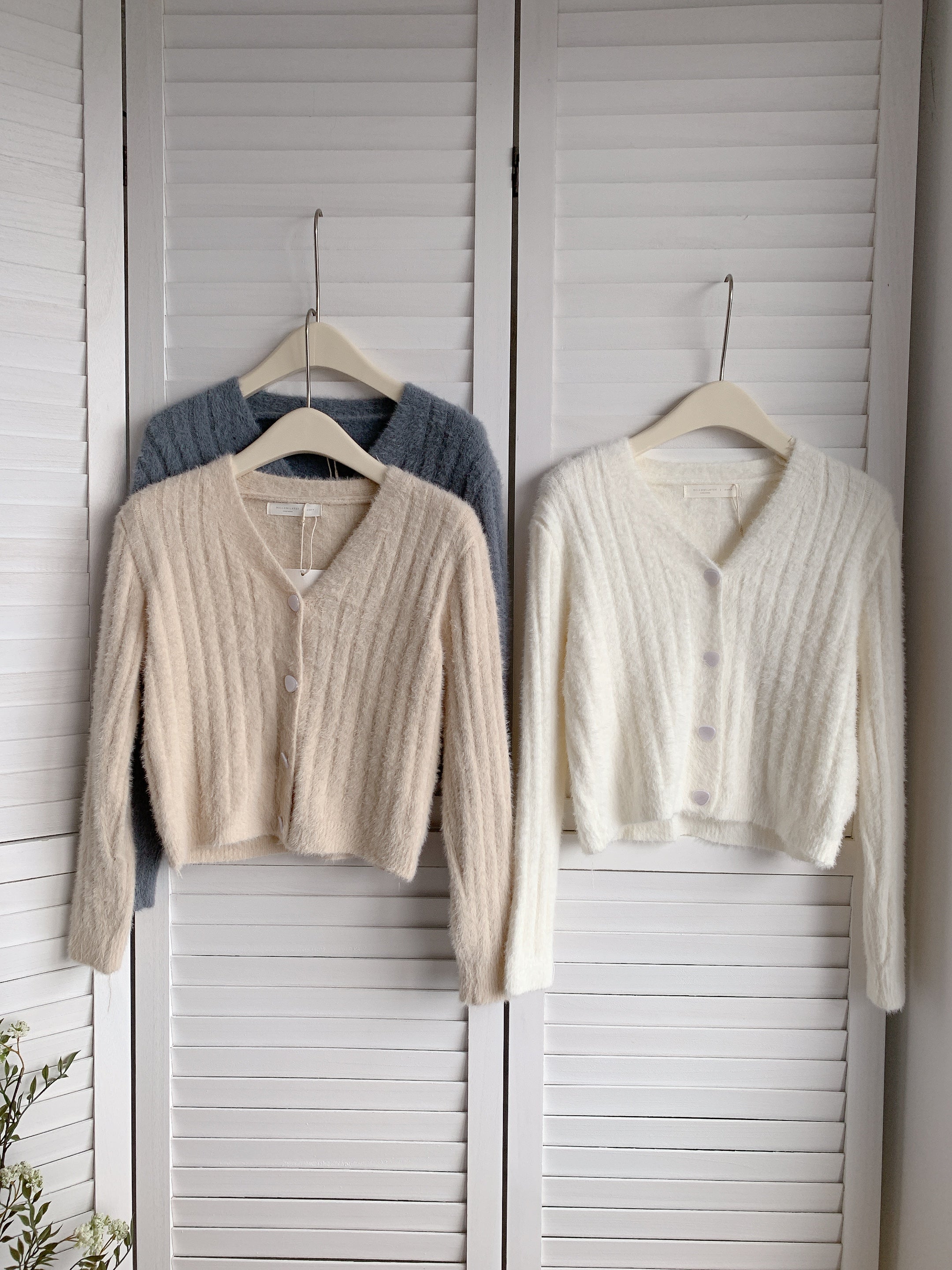 HELLO MILK TEE- 85652 針織開衫