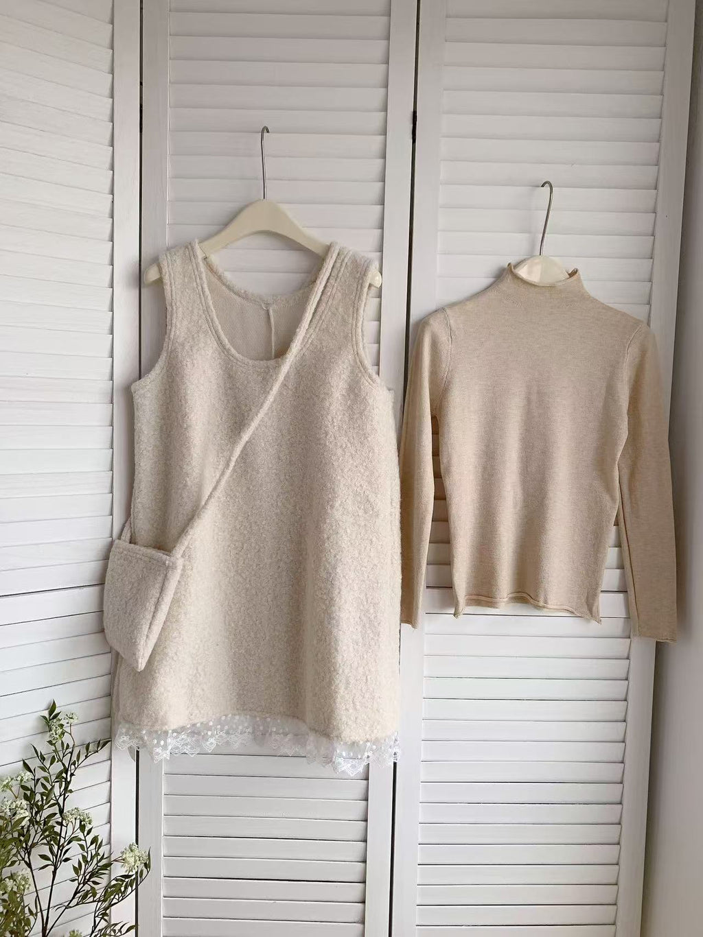 HELLO MILK TEE- 85644 韓系套裝