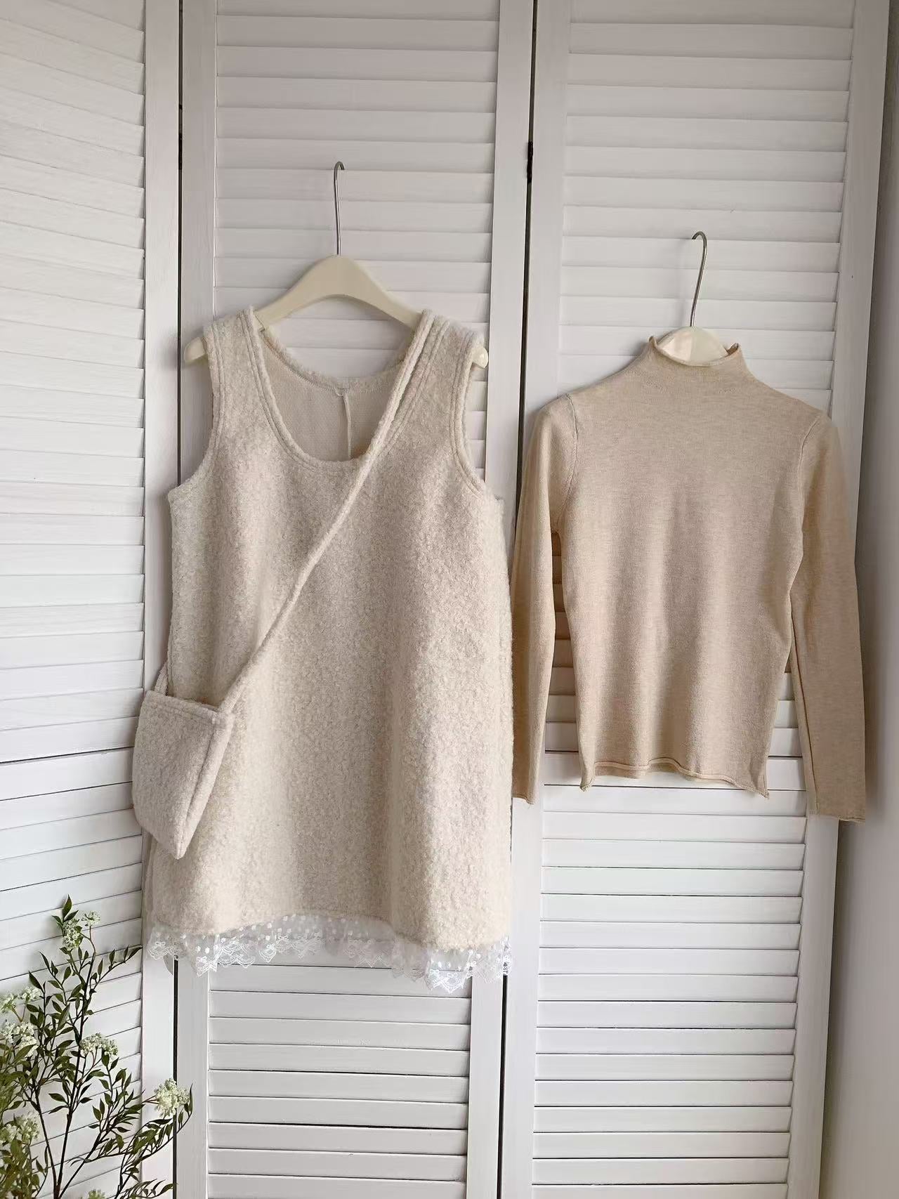 HELLO MILK TEE- 85644 韓系套裝