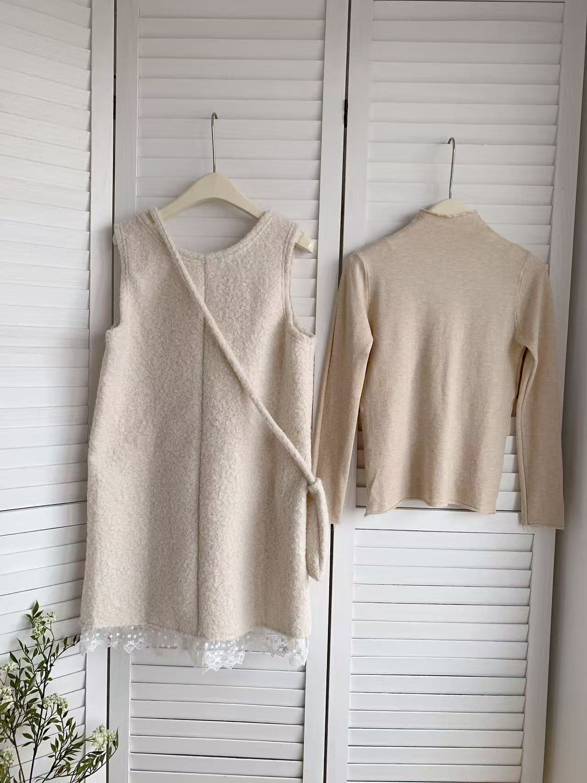 HELLO MILK TEE- 85644 韓系套裝