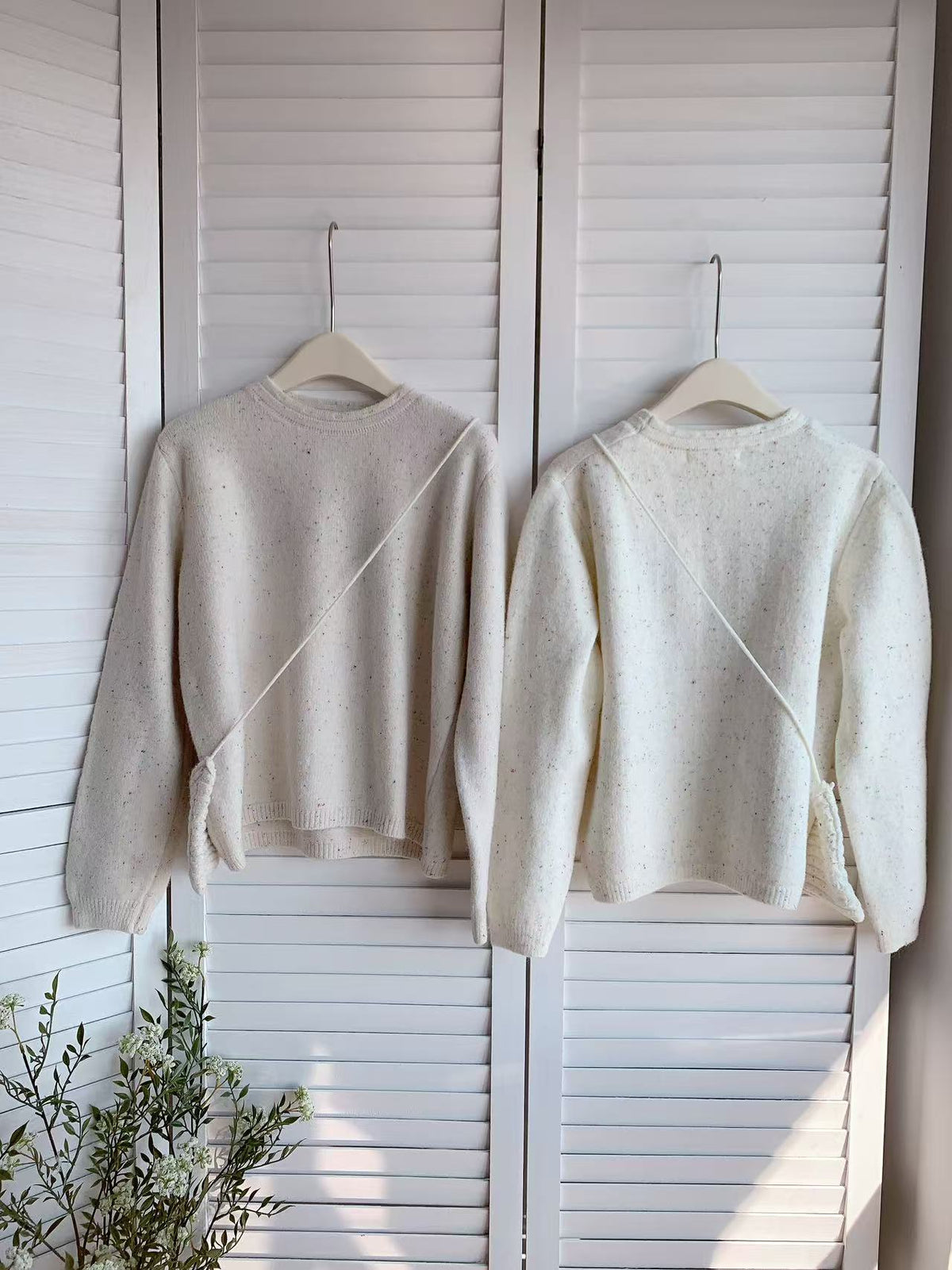 HELLO MILK TEE- 85675 圓領毛衣