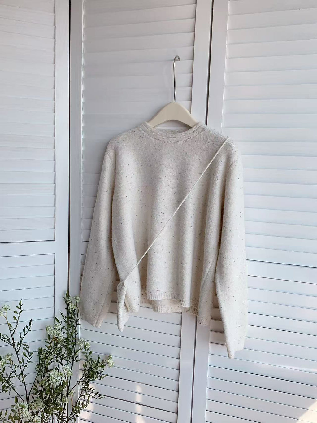 HELLO MILK TEE- 85675 圓領毛衣