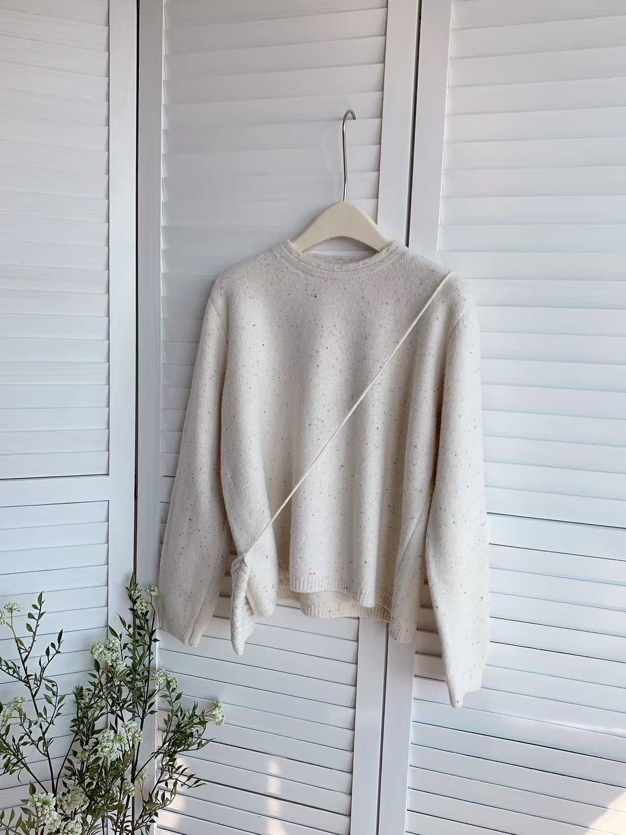 HELLO MILK TEE- 85675 圓領毛衣