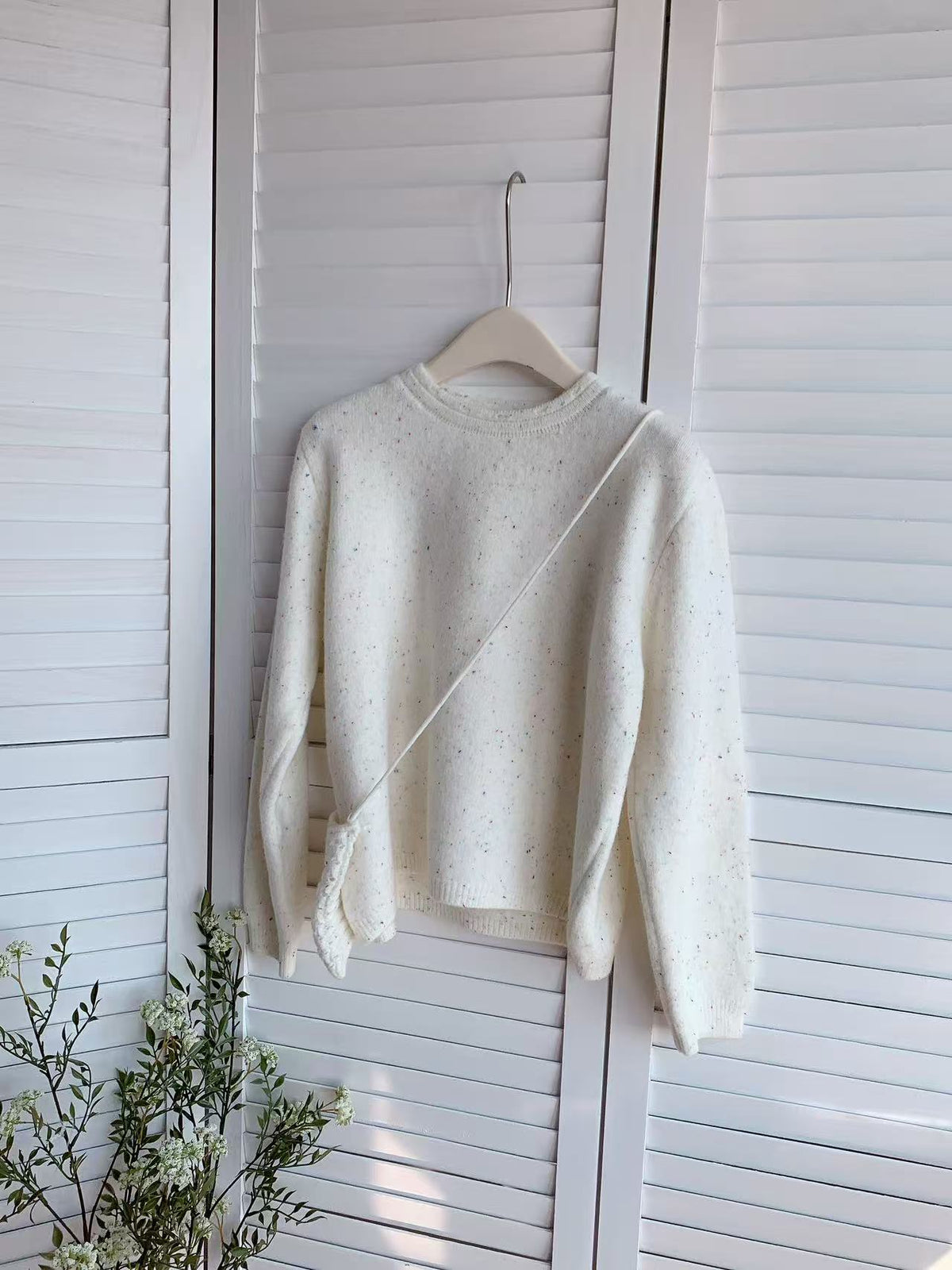 HELLO MILK TEE- 85675 圓領毛衣