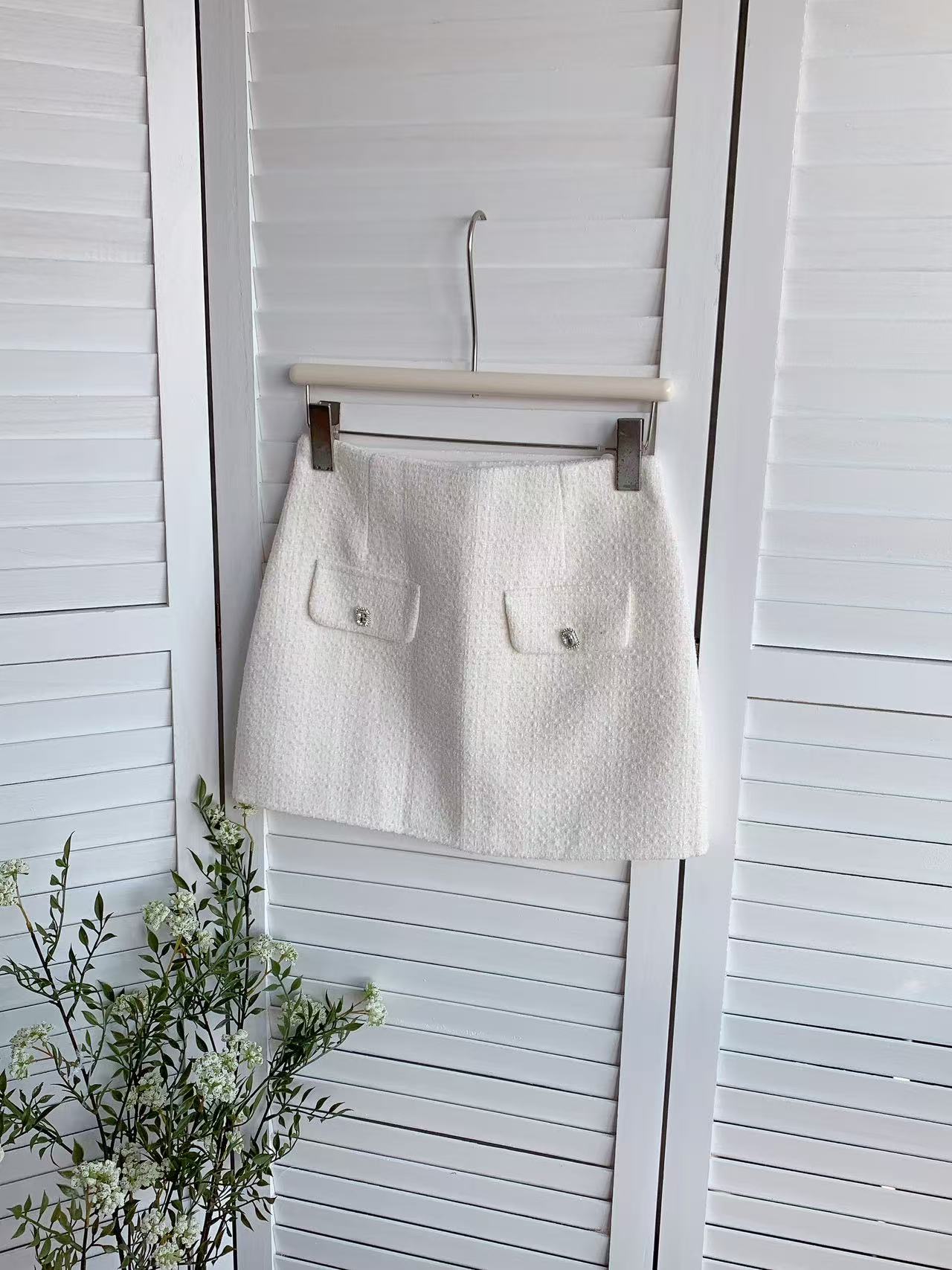 HELLO MILK TEE- 85659 百搭短裙