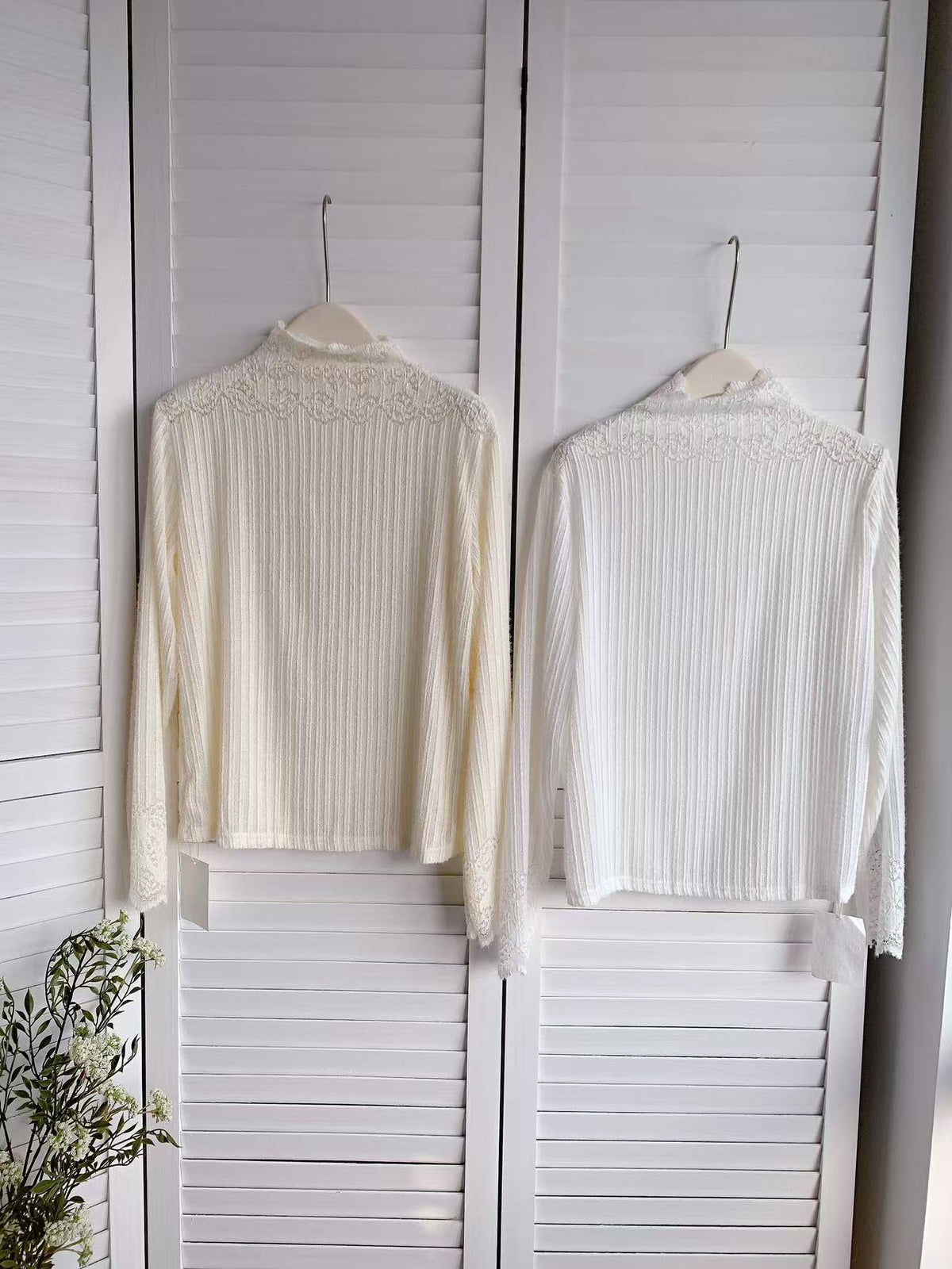 HELLO MILK TEE- 85710 拼接上衣