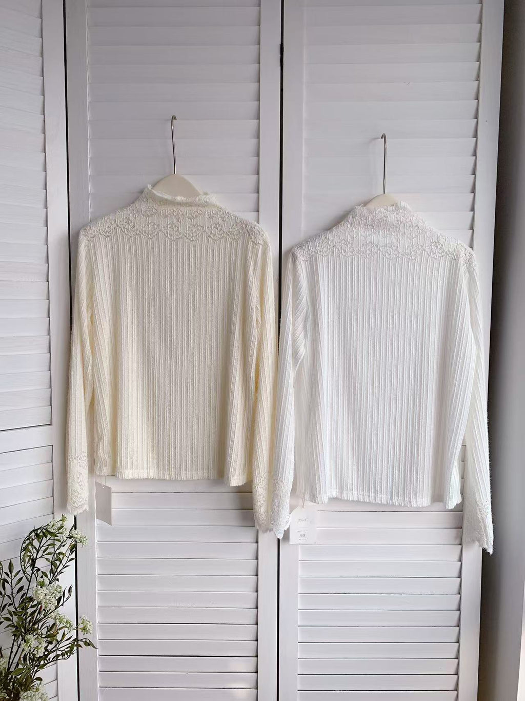 HELLO MILK TEE- 85710 拼接上衣