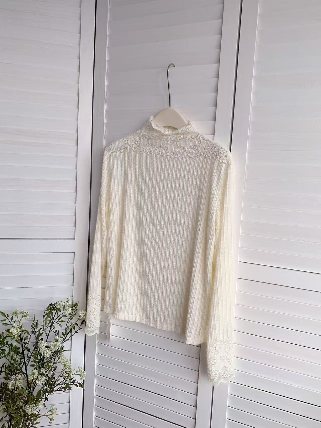 HELLO MILK TEE- 85710 拼接上衣