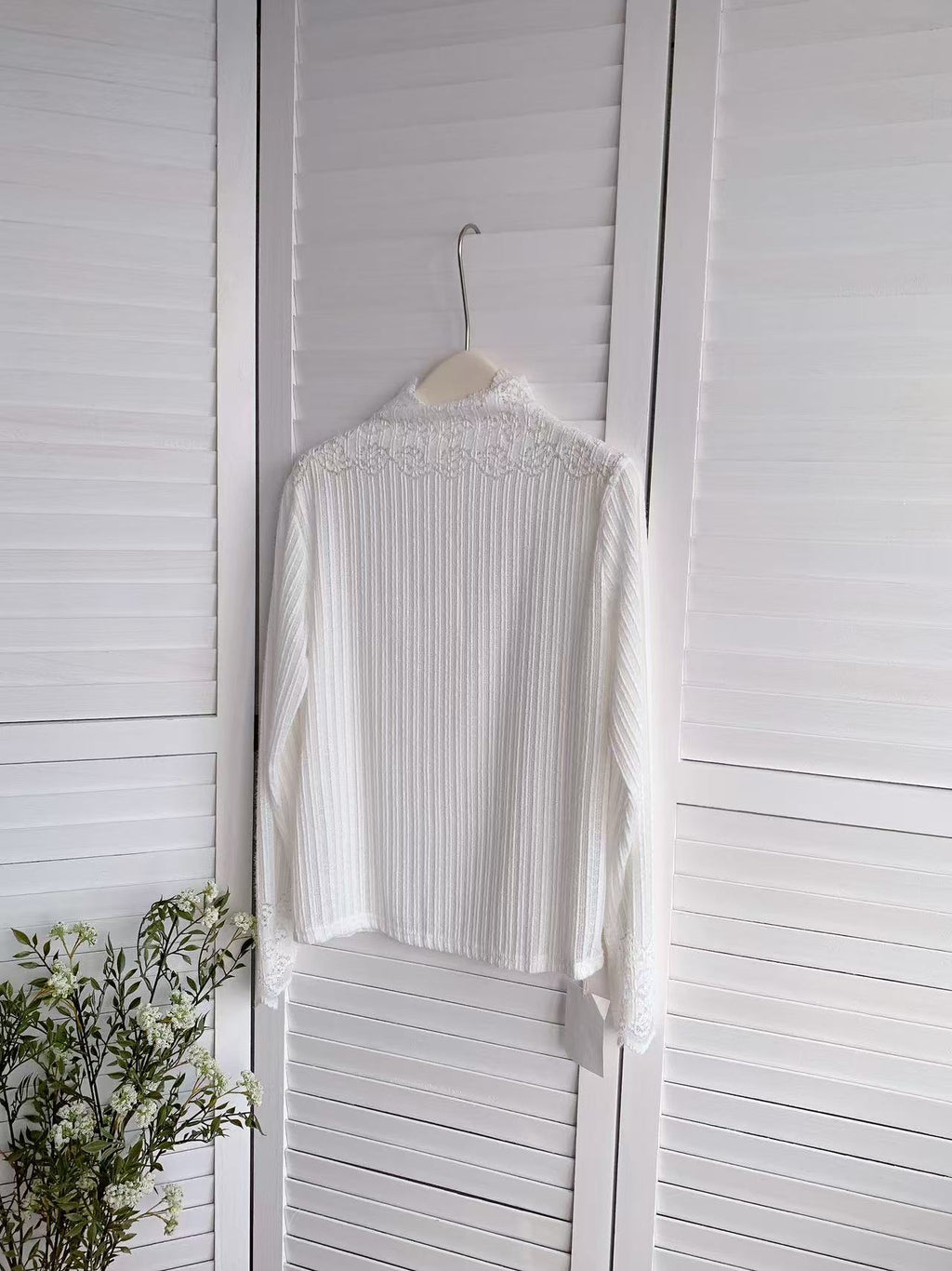 HELLO MILK TEE- 85710 拼接上衣