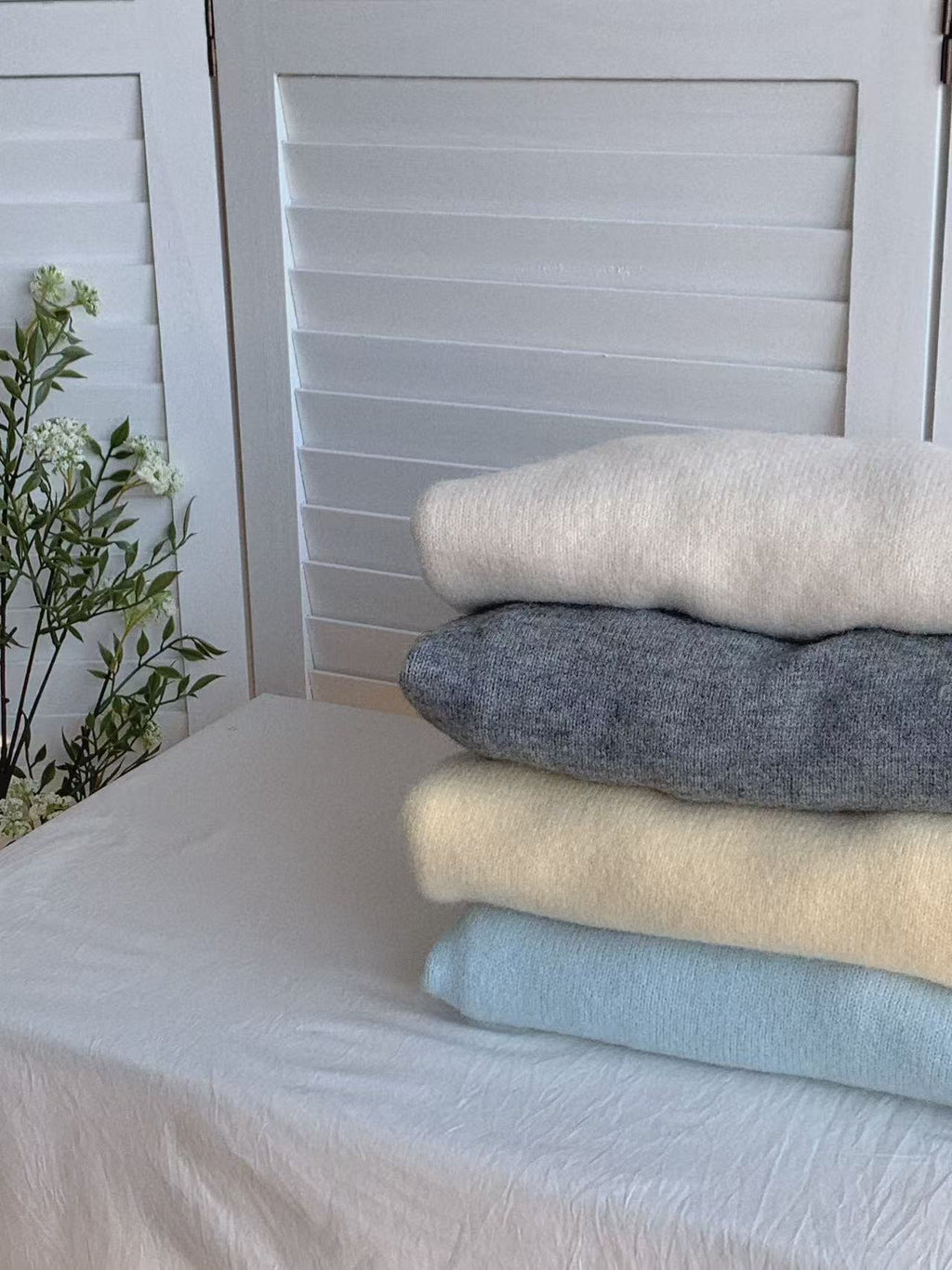 HELLO MILK TEE- 85723 設計感毛衣