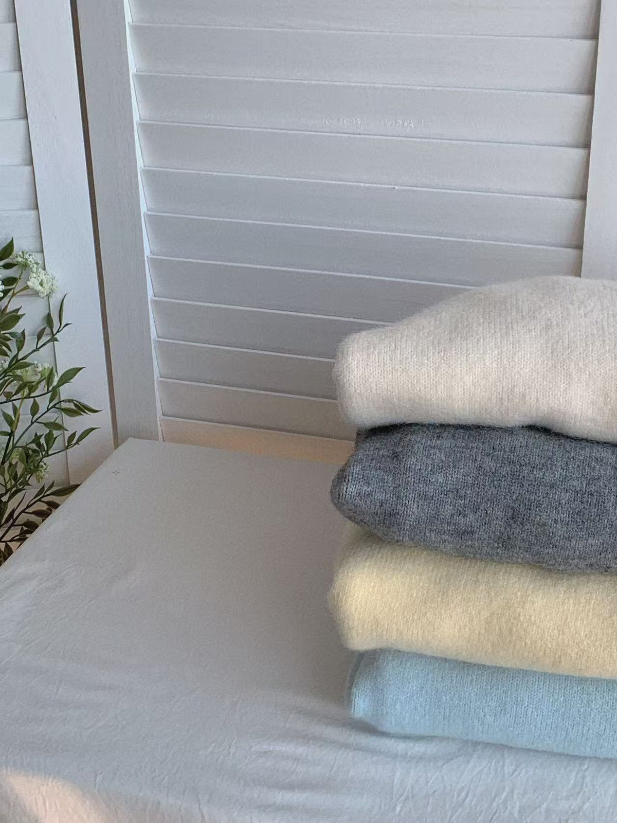 HELLO MILK TEE- 85723 設計感毛衣