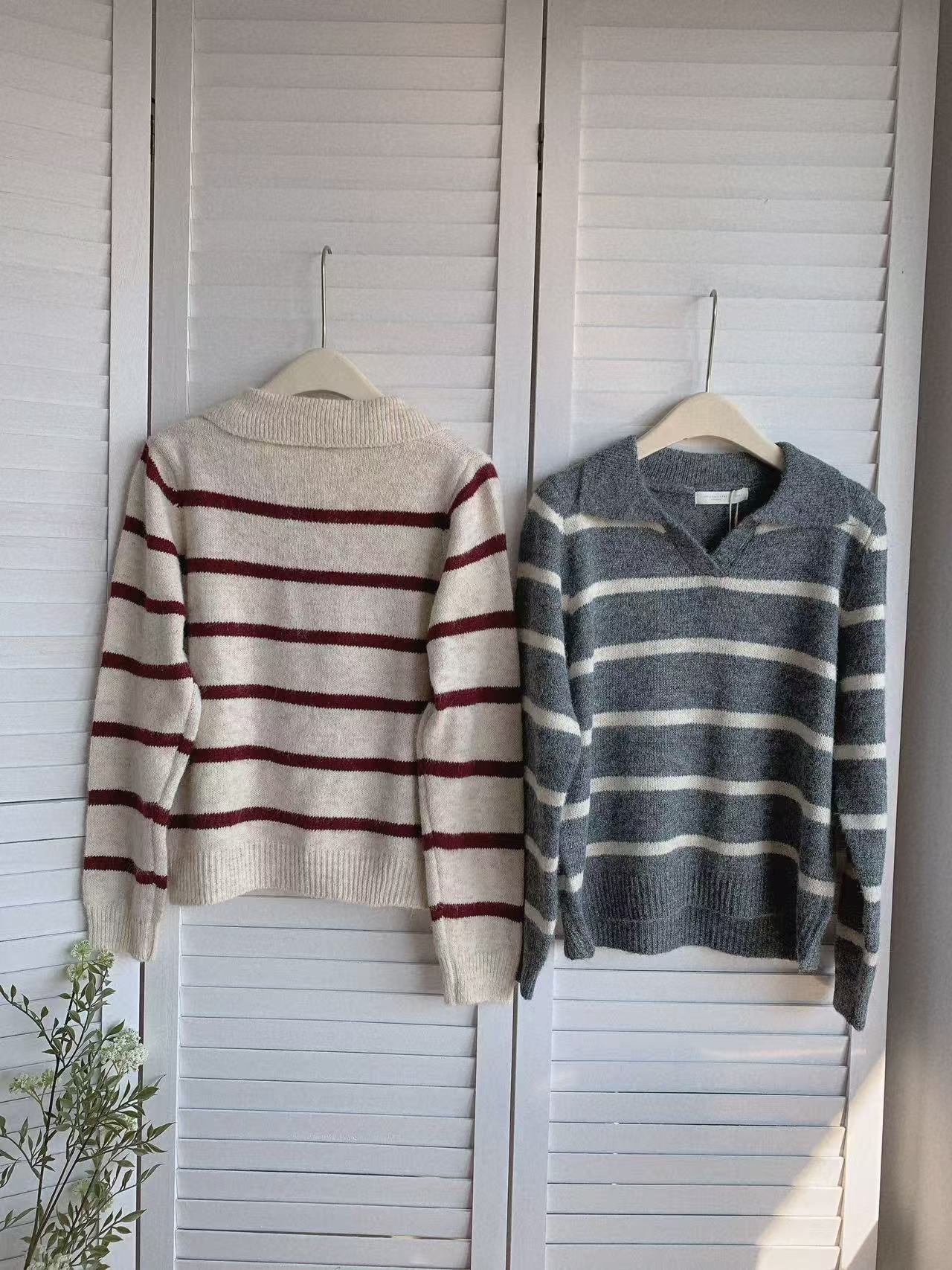 HELLO MILK TEE- 85731 條紋上衣