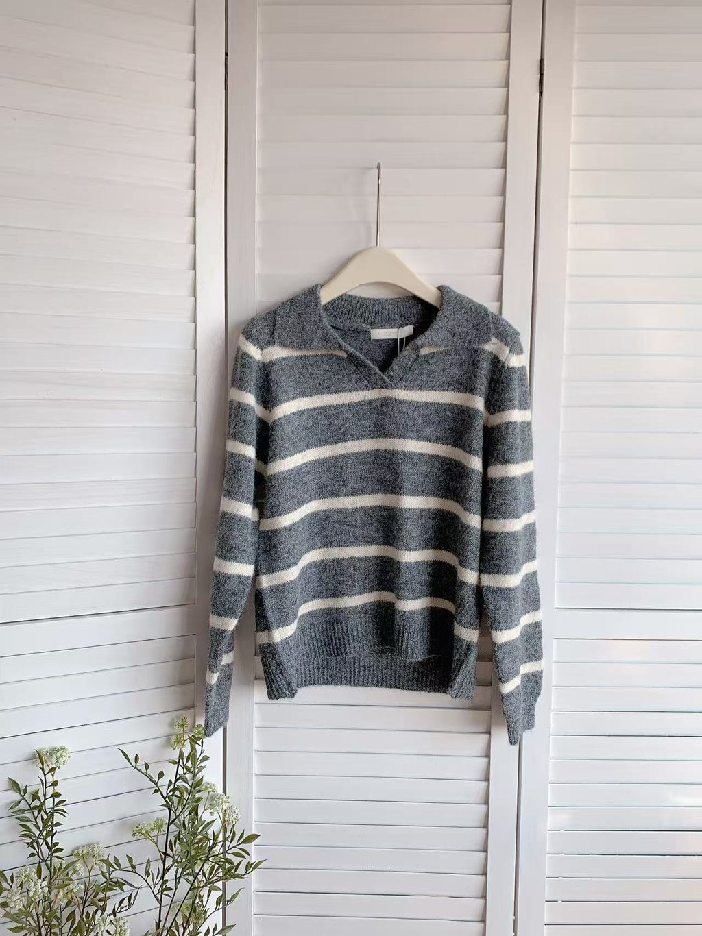 HELLO MILK TEE- 85731 條紋上衣