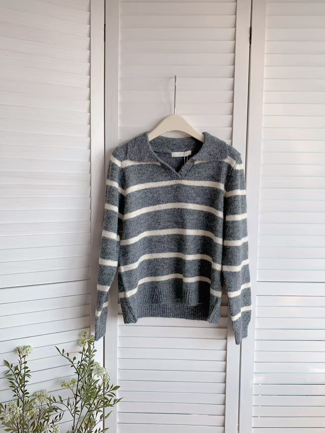 HELLO MILK TEE- 85731 條紋上衣