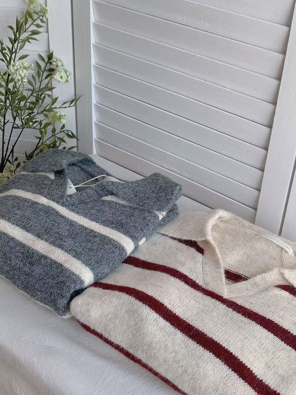 HELLO MILK TEE- 85731 條紋上衣