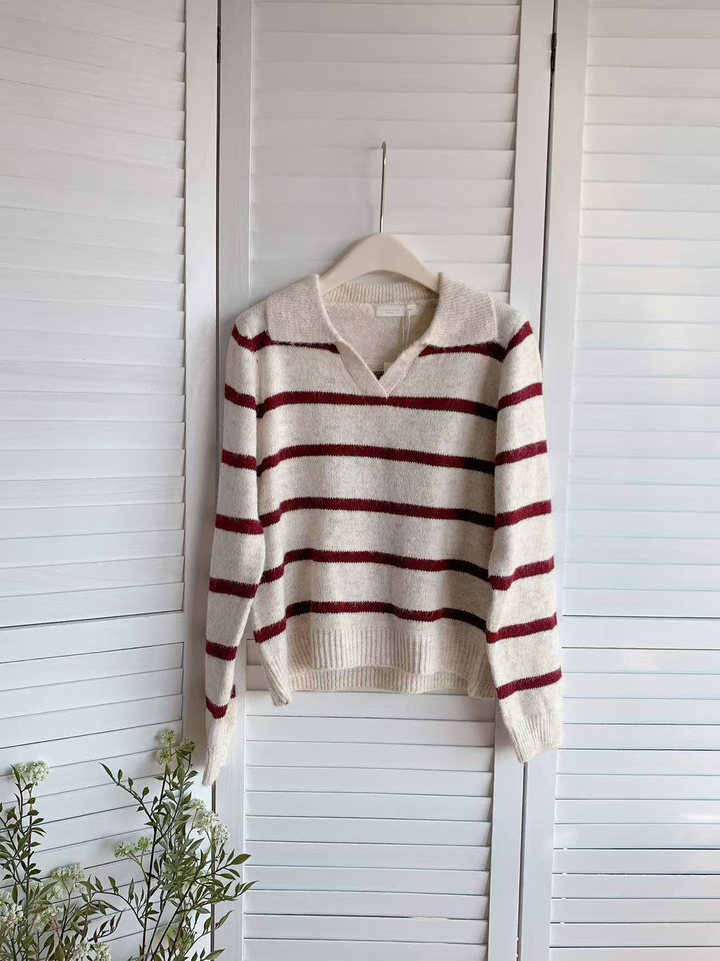 HELLO MILK TEE- 85731 條紋上衣