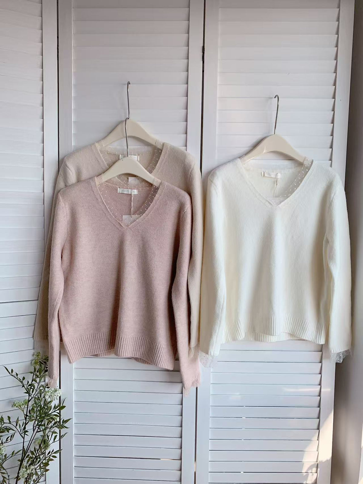 HELLO MILK TEE- 85714 百搭拼接衫