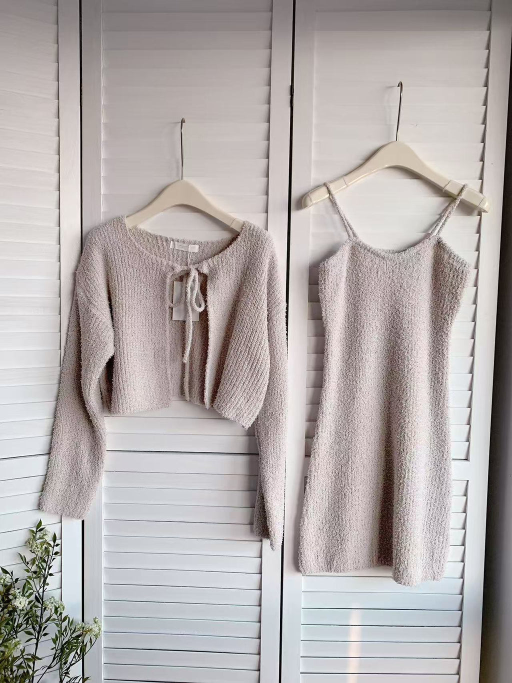 HELLO MILK TEE- 85656 坑條套裝