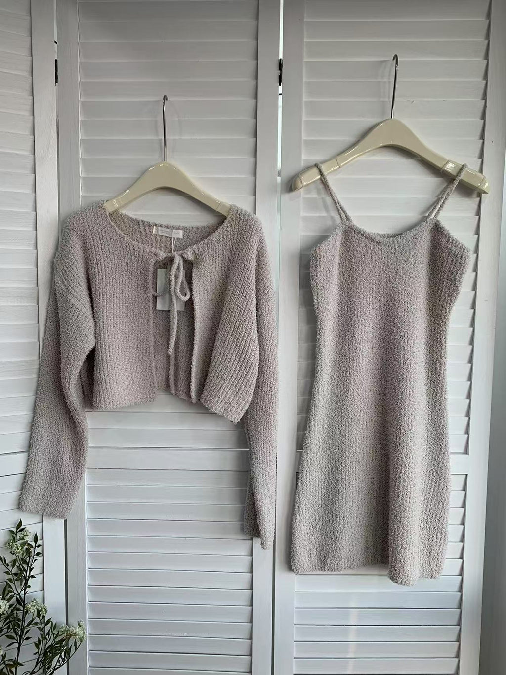 HELLO MILK TEE- 85656 坑條套裝